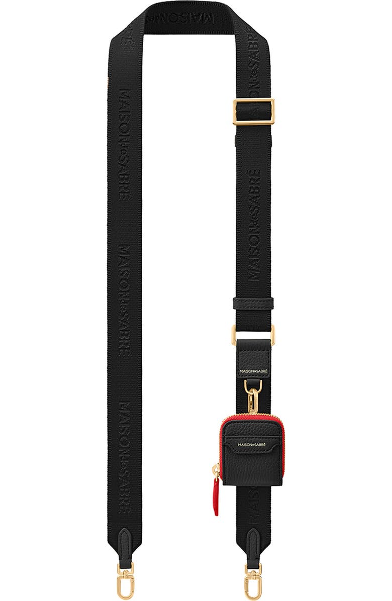 MAISON de SABRÉ The Utility Strap, Alternate, color, Rouge Noir