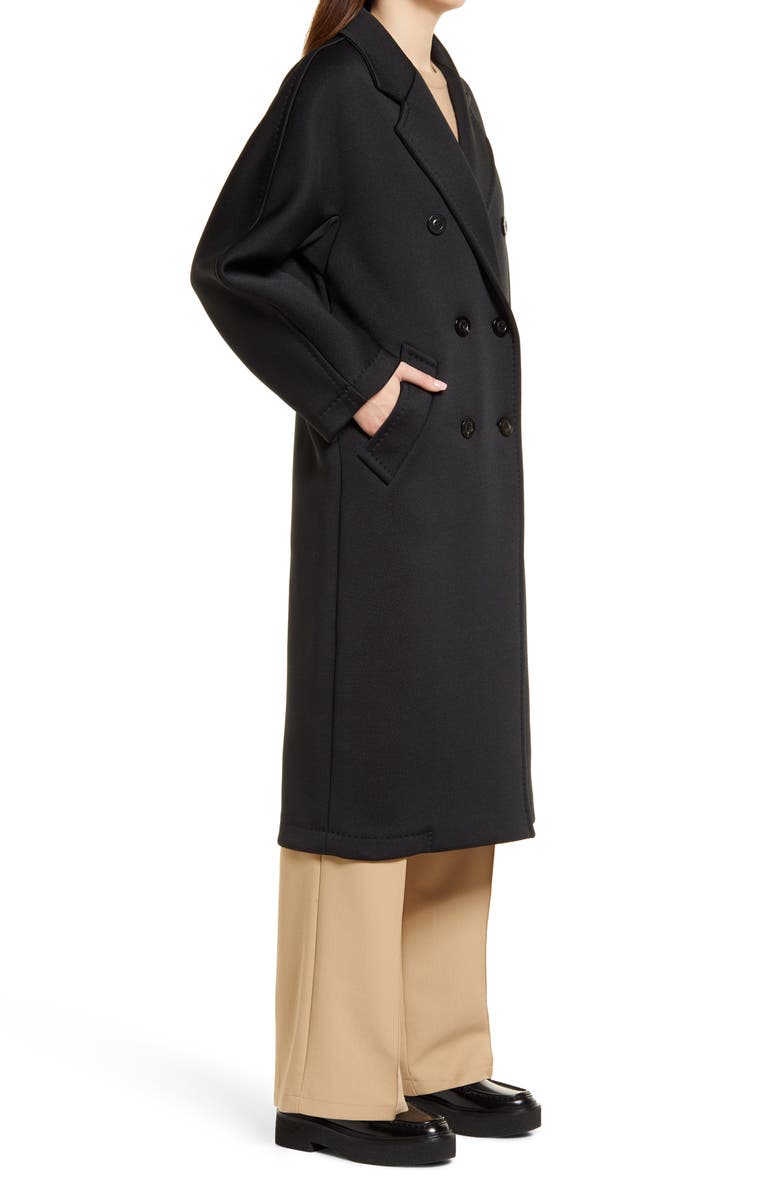 Max Mara 101801 Icon Double Breasted Jersey Coat, Alternate, color, 