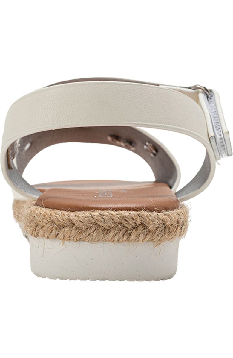 bebe Fleur Sandal, Alternate, color, White