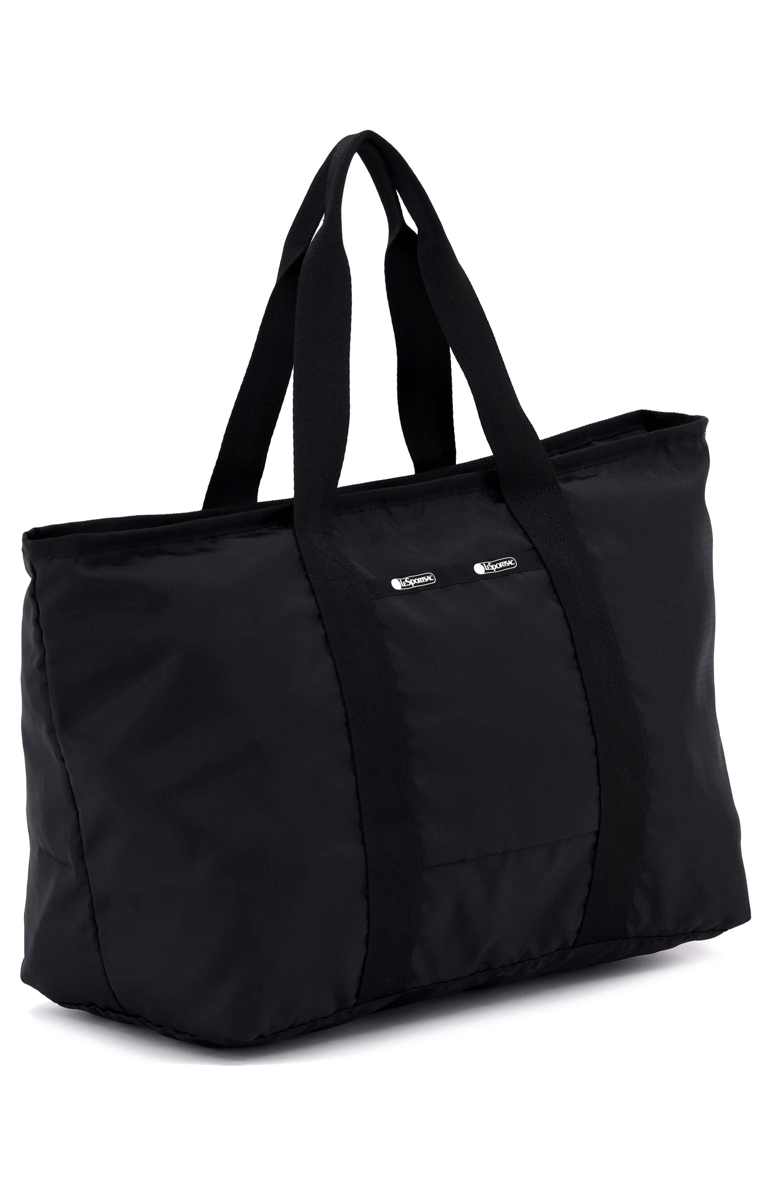 LeSportsac E/W Packable Tote Bag, Alternate, color, Jet Black L