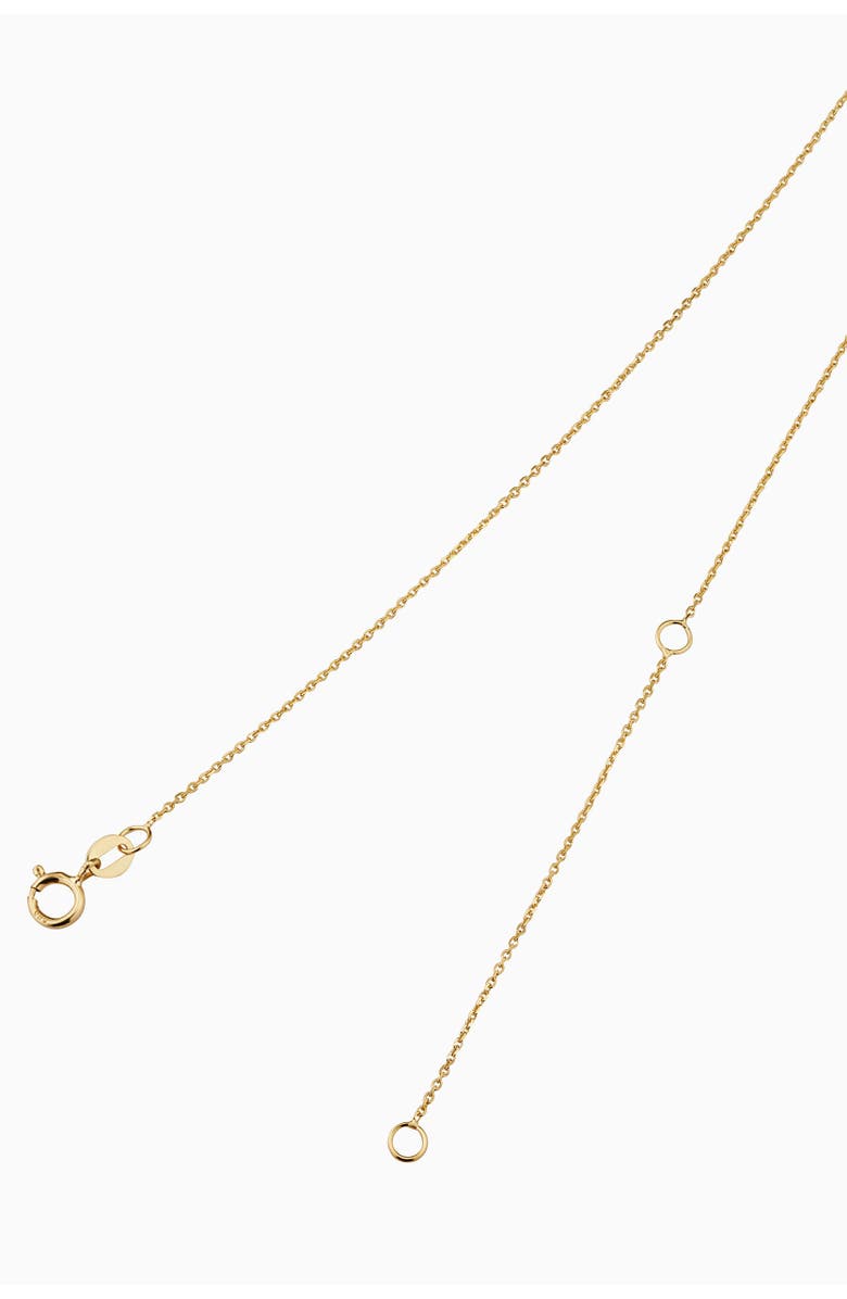 Oradina 14K Yellow Gold New Beginnings Station Choker, Alternate, color, Yellow Gold