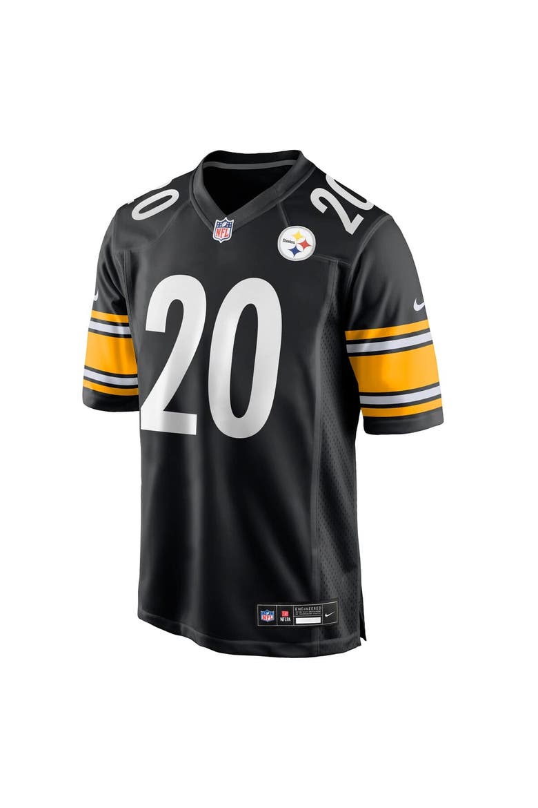 Men's Nike Kaleb Johnson  Black Pittsburgh Steelers Team Game Jersey, Alternate, color, Black
