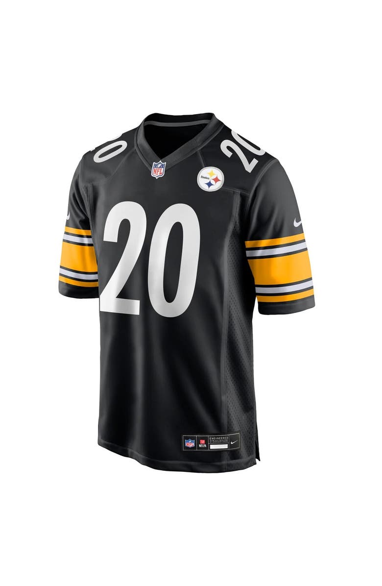 Nike Men's Nike Kaleb Johnson Black Pittsburgh Steelers Team Game Jersey, Alternate, color, Black