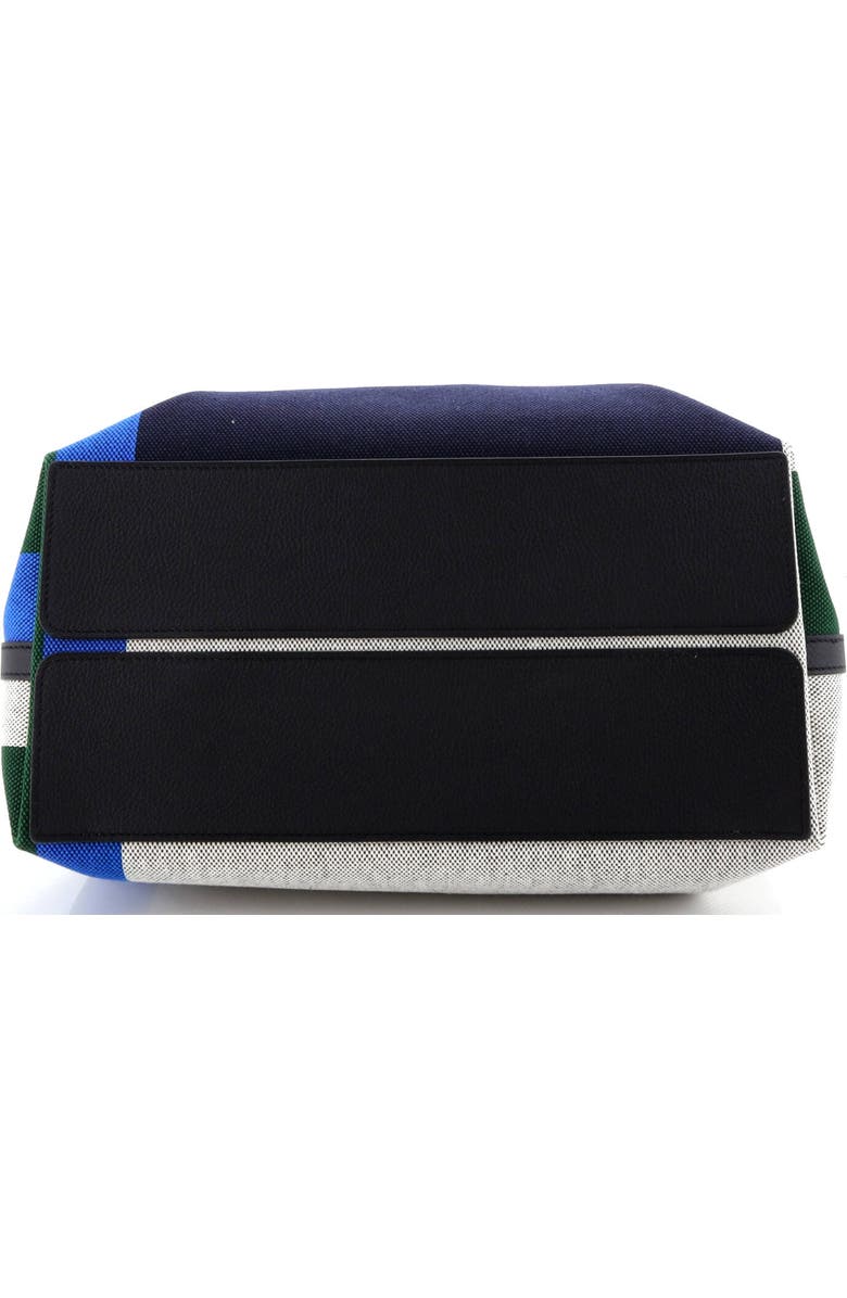 Pre-Owned Hermes R.M.S 12H Bag Pacific Printed Toile and Leather, Alternate, color, Noir