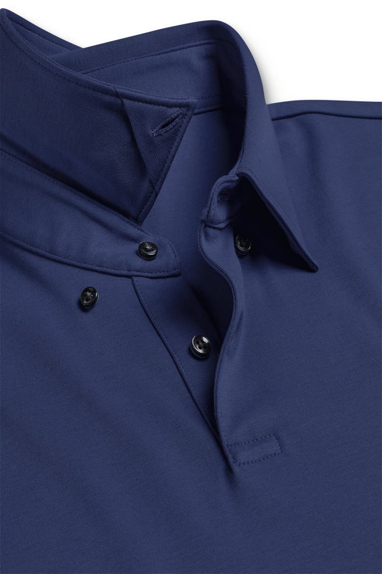 Plain Short Sleeve Jersey Polo, Alternate, color, French Blue