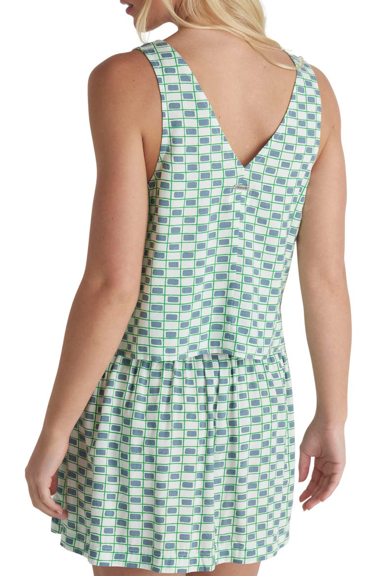 Venice Print Sleeveless Button-Front Top, Alternate, color, WINDWARD BLUE
