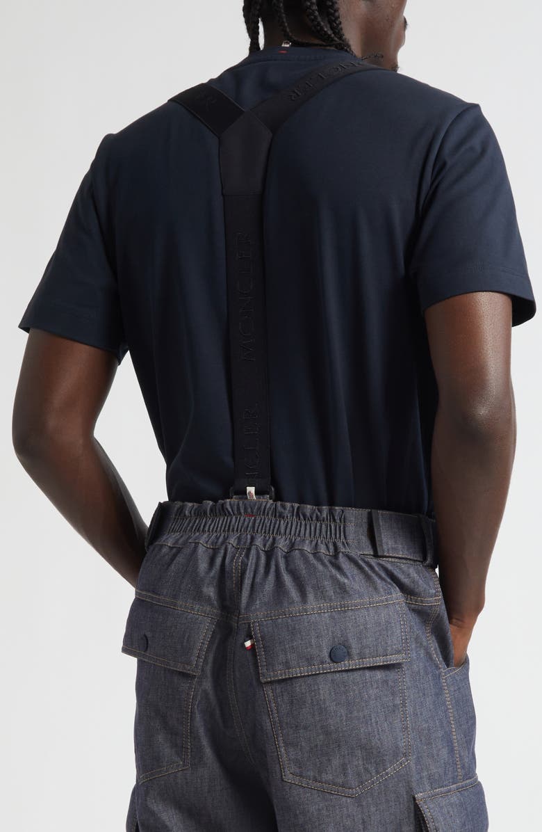 Moncler Cargo Ski Trousers, Alternate, color, Blue