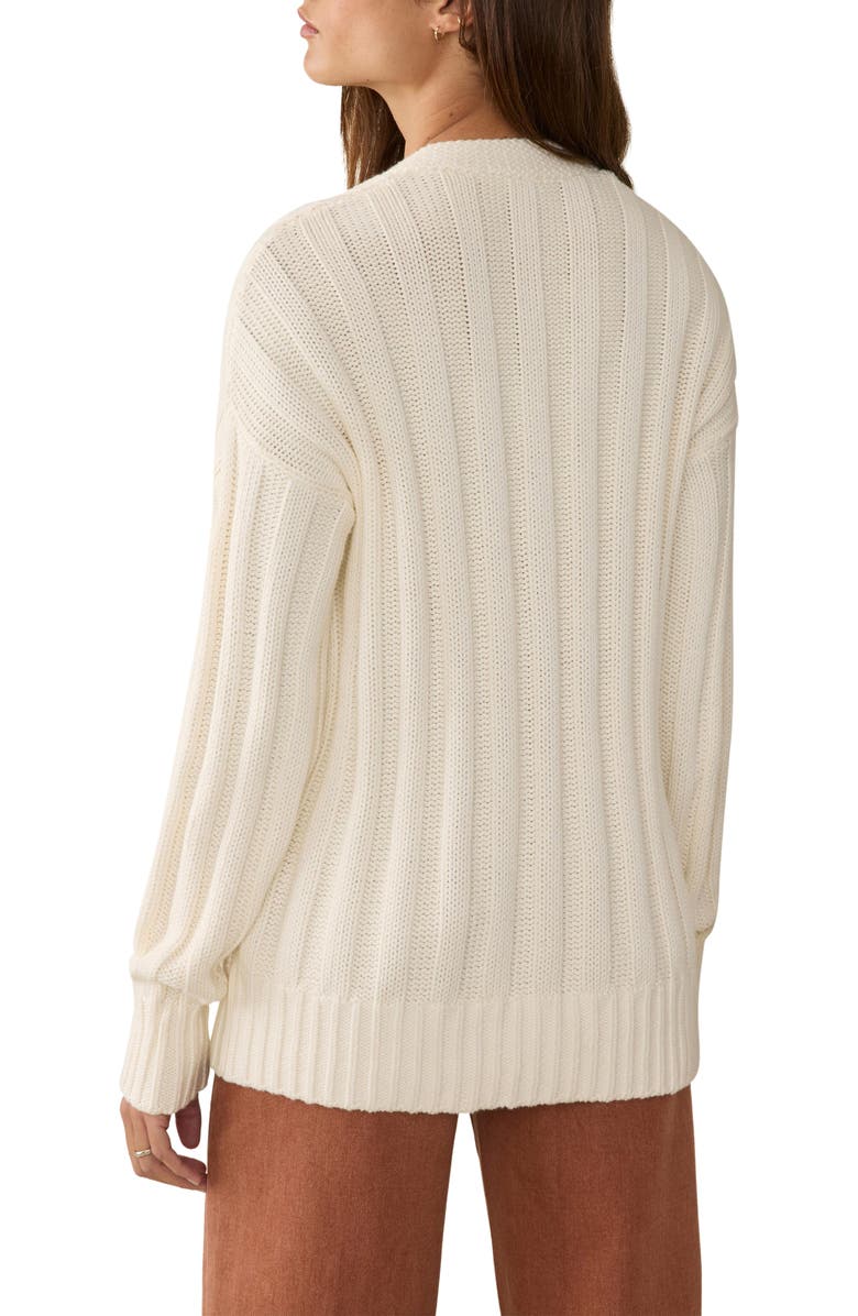 Faherty Sunwashed Laidback Organic Cotton Cardigan, Alternate, color, 