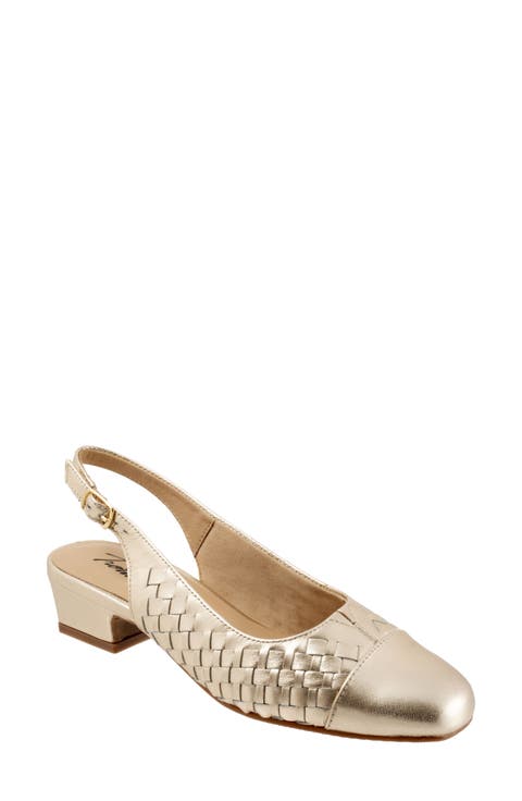 Dea Woven Slingback Pump (Women)
