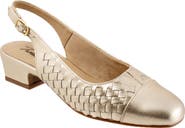 Trotters Dea Woven Slingback Pump