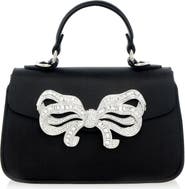 JUDITH LEIBER COUTURE Satin Bow Top Handle Bag