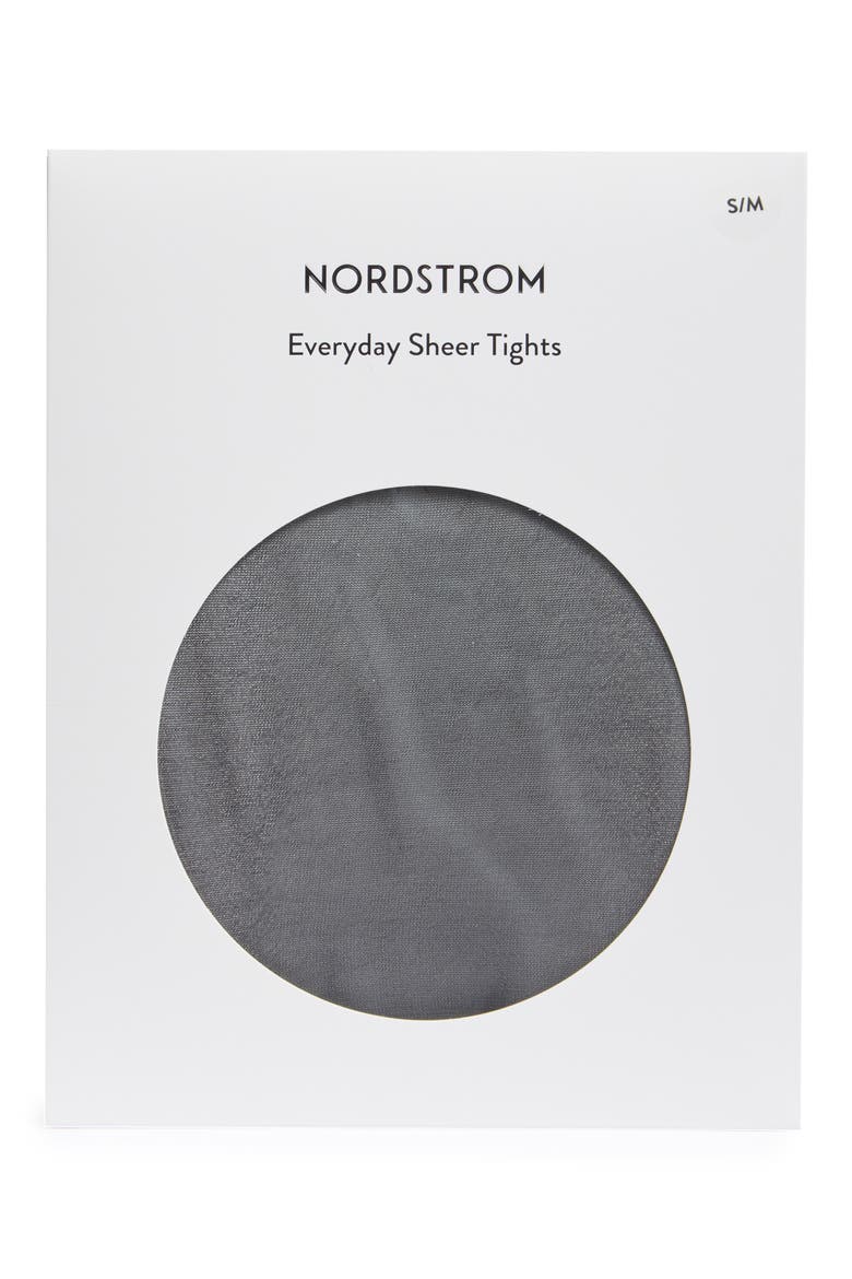 Everyday Sheer Tights, Alternate, color, BLACK