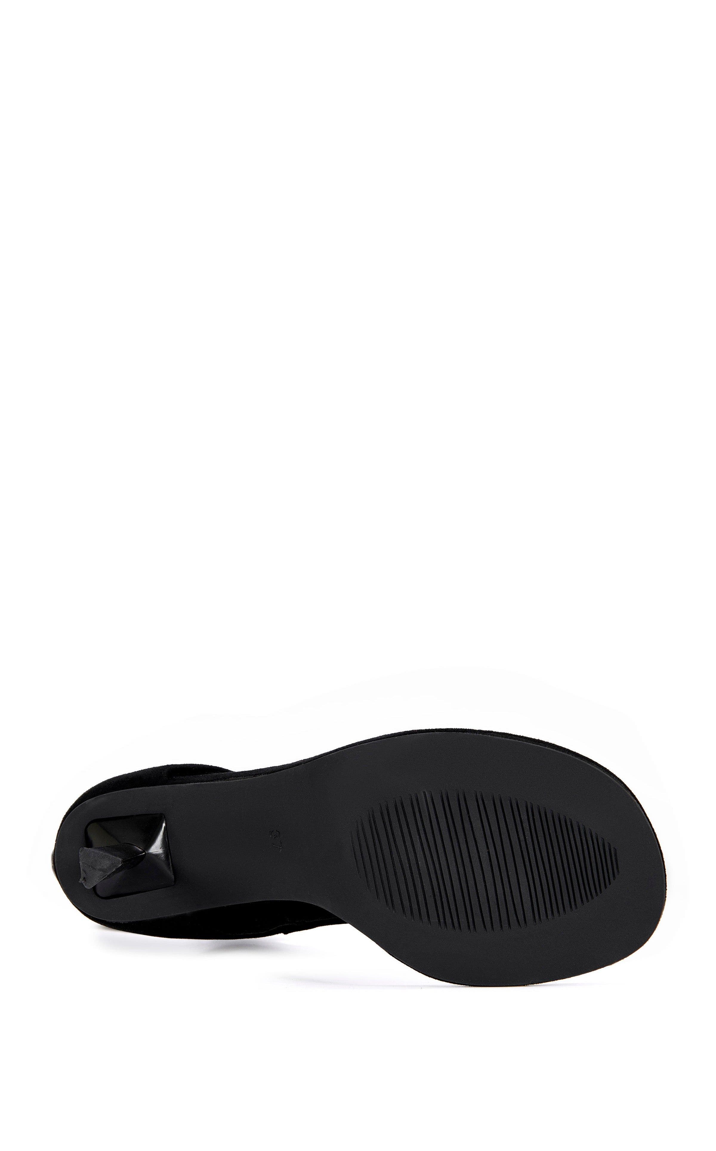 AZALEA WANG Baina Stiletto Sandal, Alternate, color, Black