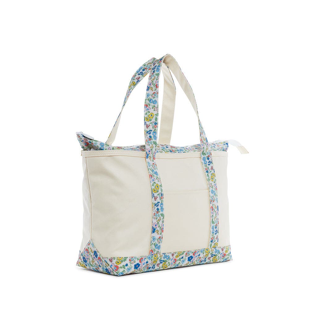 TRVL Design Posies Floral Coated Canvas Midi Tote, Alternate, color, Multi