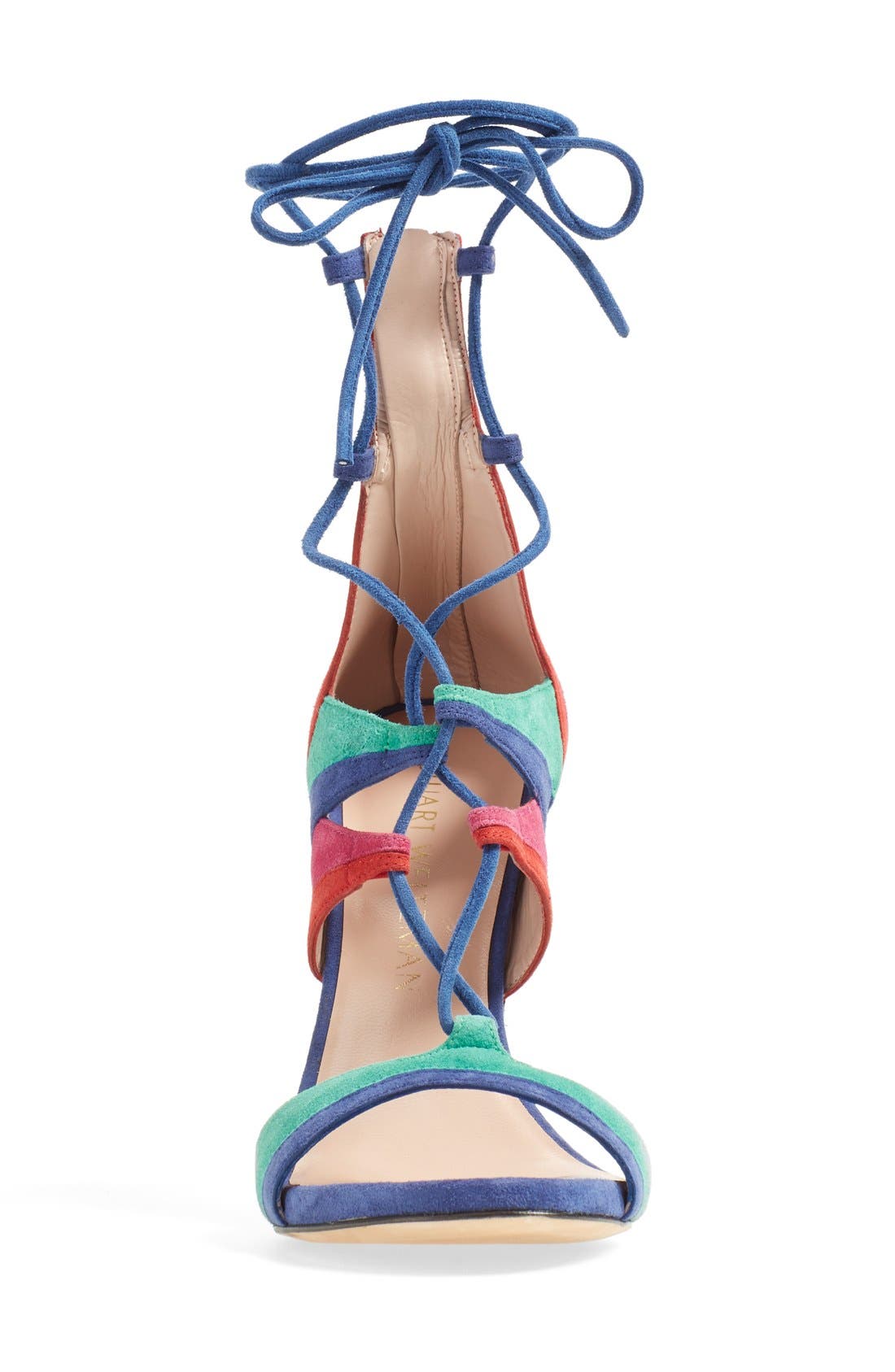 Leg Wrap High Dress Sandal, Alternate, color, BRIGHT MULTI