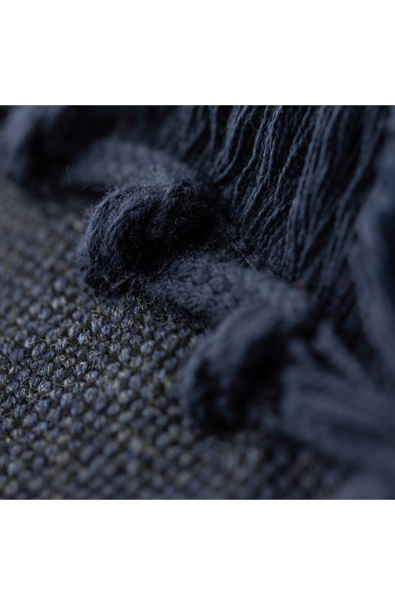 Elaine Smith Tavarua Indoor & Outdoor Woven Accent Pillow, Alternate, color, Indigo