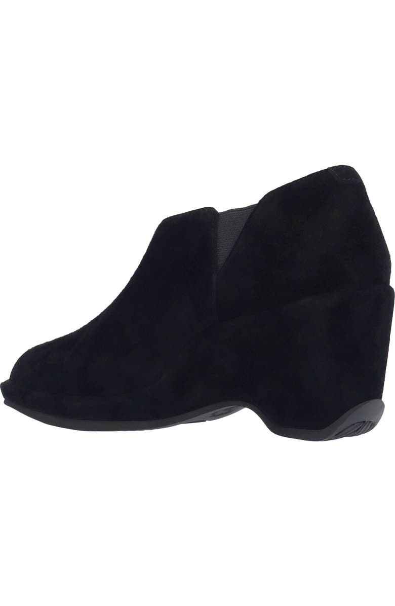 L'Amour des Pieds Oksana Peep Toe Bootie, Alternate, color, Black