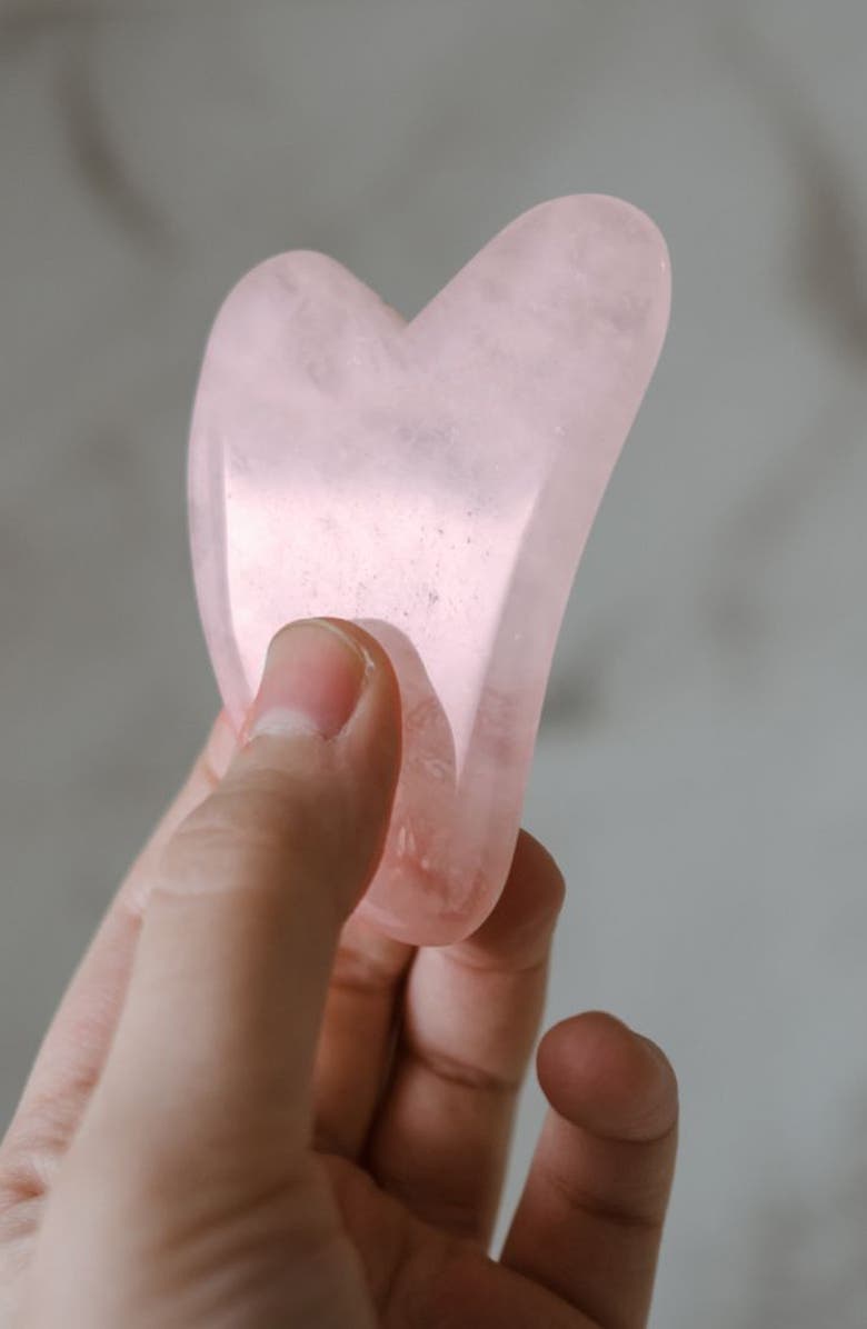 Humanist Beauty Gua Sha Tool, Alternate, color, Rose Quartz
