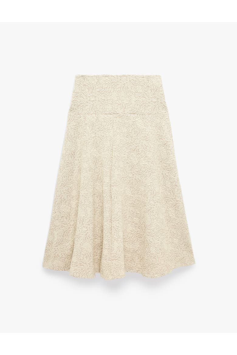 Flared Midi Skirt, Alternate, color, BEIGE