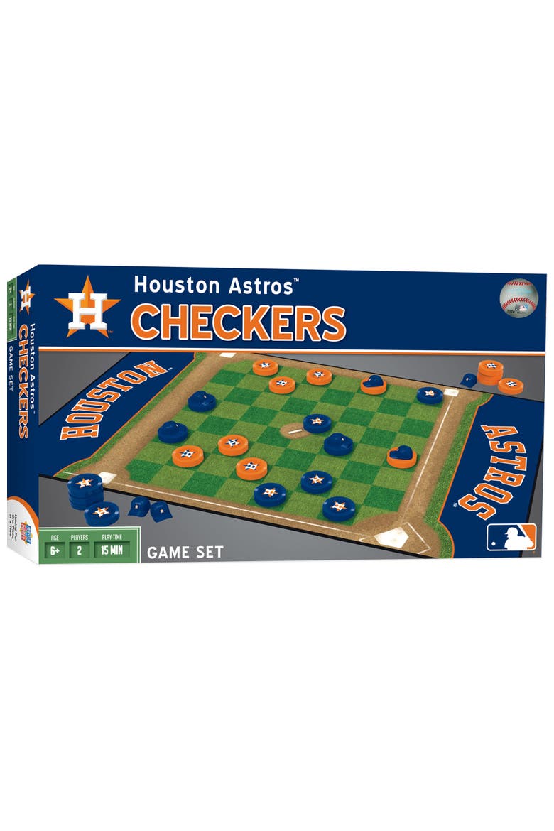 Houston Astros Checkers Board Game, Main, color, Multicolor