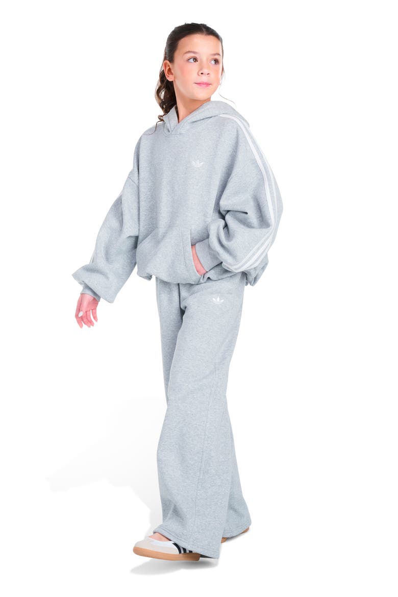 Kids' Bubble Fleece Hoodie, Alternate, color, GREY HEATHER