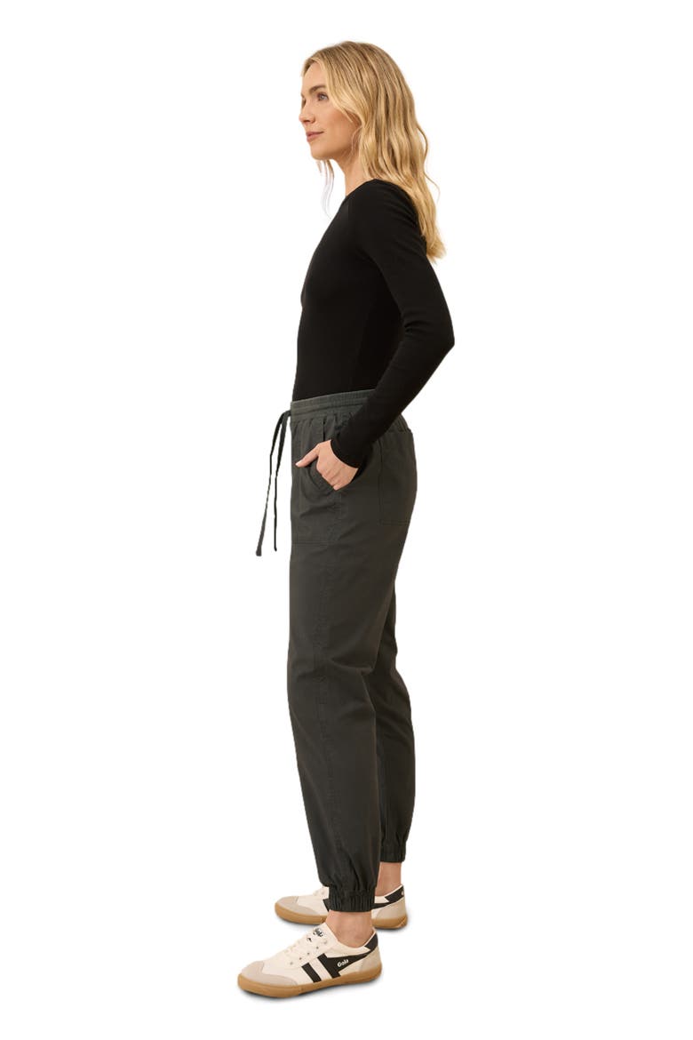Organic Cotton Monterey Poplin Jogger, Alternate, color, Oak