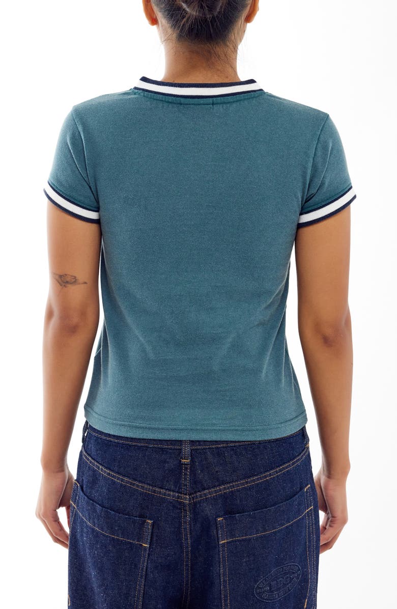 Iets Frans Taped V-Neck Baby Tee, Alternate, color,