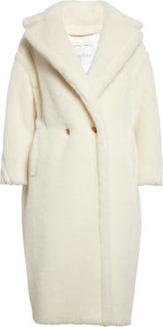 Max Mara Tedgirl Oversize Double Breasted Alpaca Blend Coat
