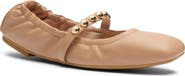 Stuart Weitzman Goldie Stud Ballet Flat