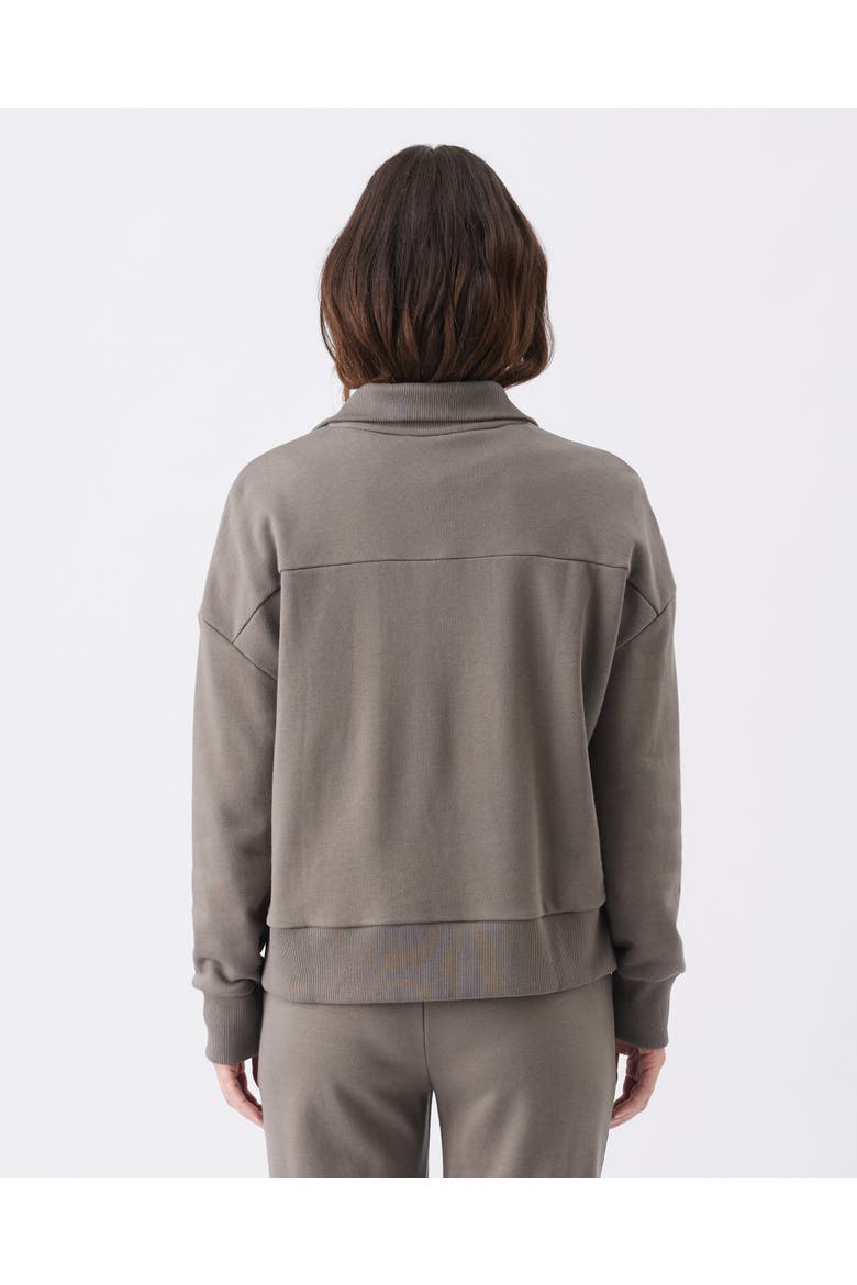 Terry Nursing Sweat, Alternate, color, Earth