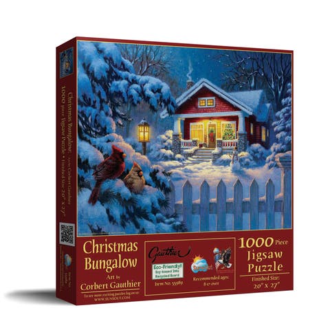 Christmas Bungalow 1000 piece Jigsaw Puzzle for Adults