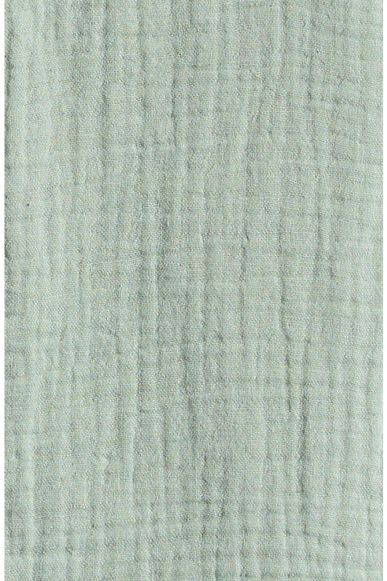 Organic Cotton Gauze Romper, Alternate, color, GREEN