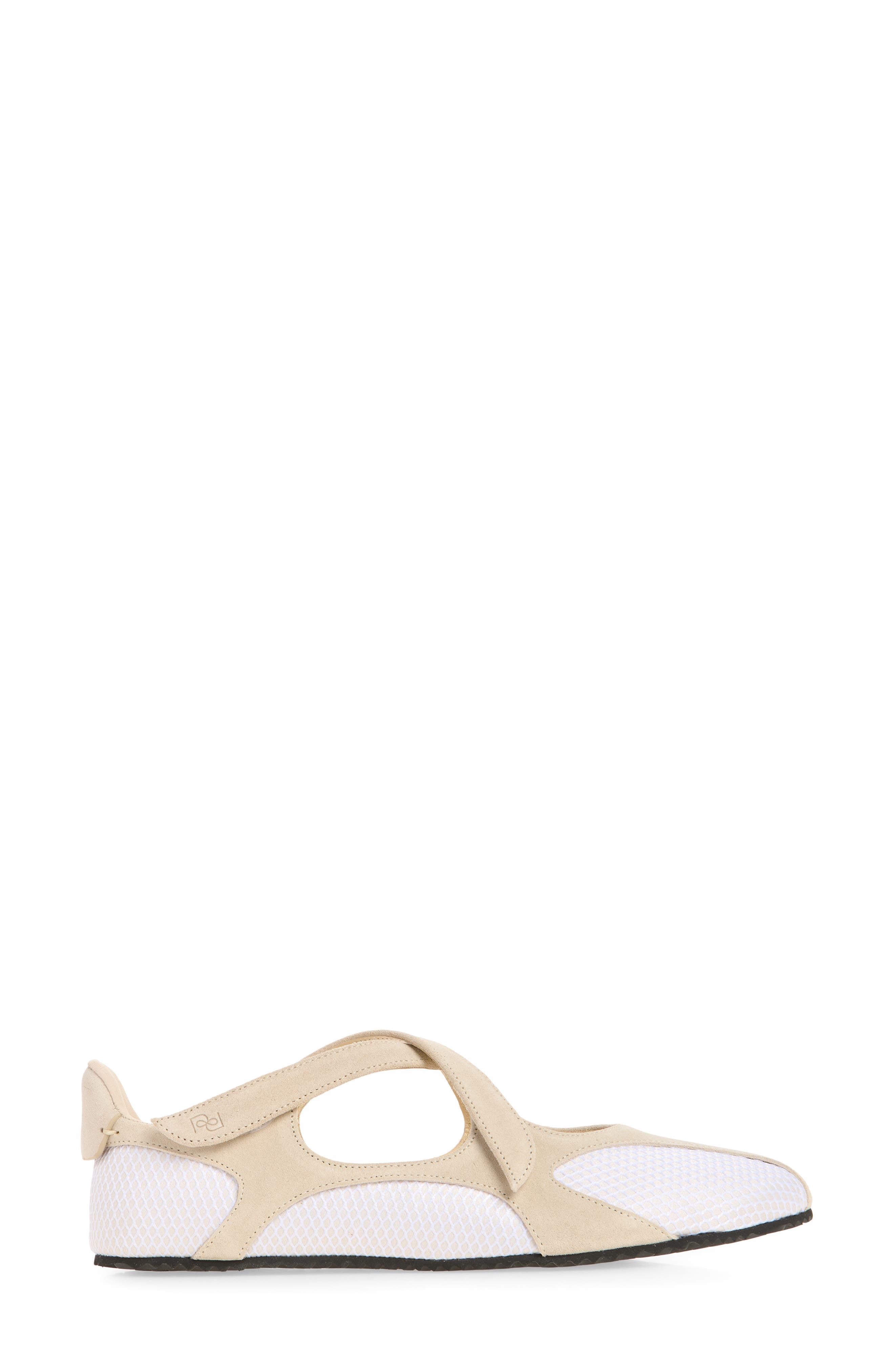 Terra Ballet Sneaker, Alternate, color, ALMOND SUEDE MESH
