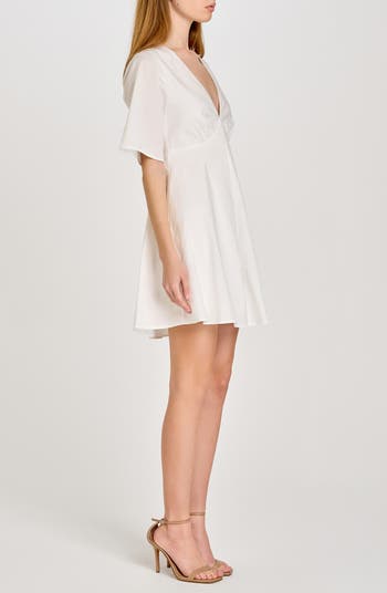 Zelma Short Sleeve Babydoll Minidress
