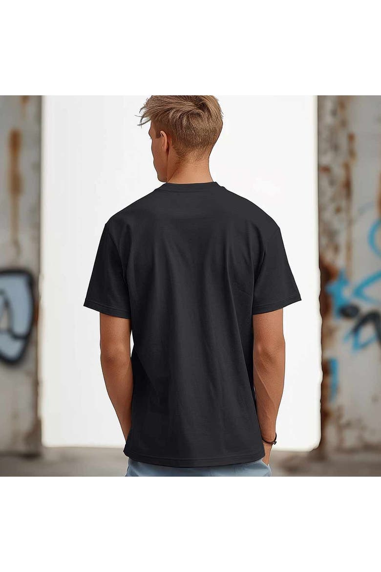 Mens Ghost Midweight Garment Dye Tee, Alternate, color, Black