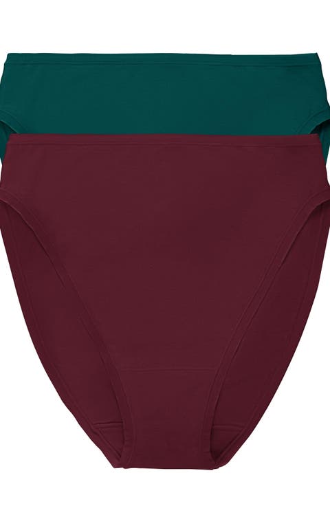 Bliss Bare Cotton High Cut Brief 2-Pack