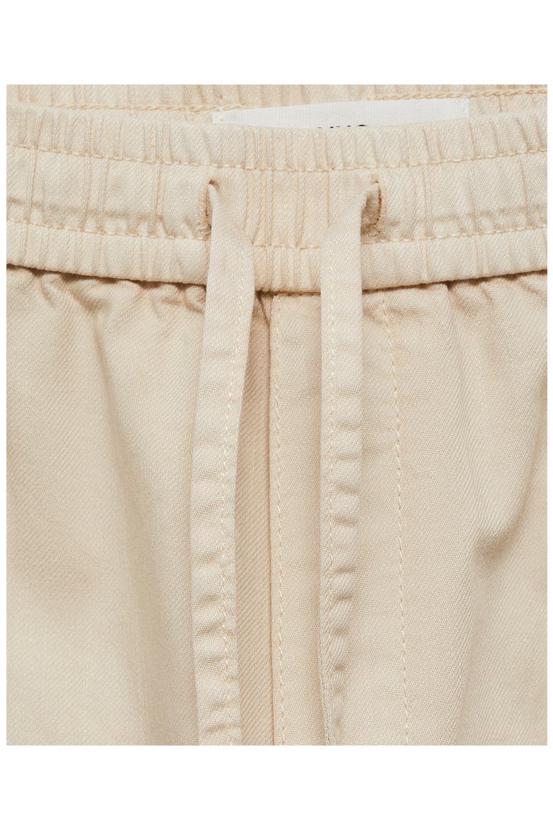 Pull-On Wide Leg Twill Pants, Alternate, color, OFF WHITE