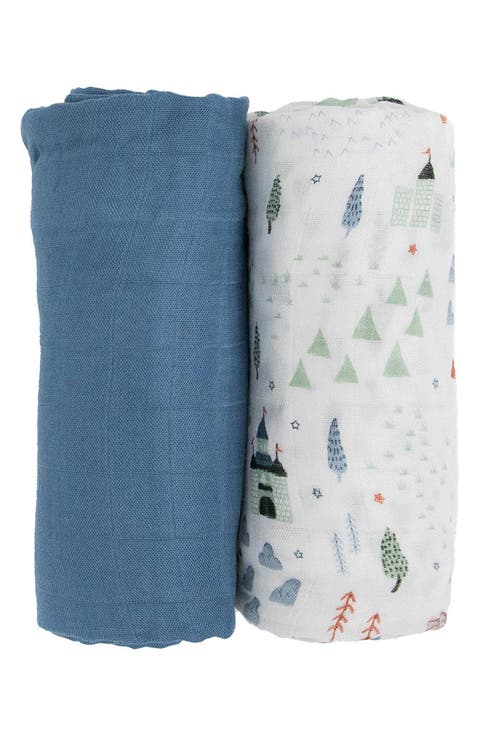 2-Pack Muslin Swaddle Blanket