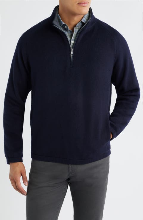 Crown Crafted Flex Merino Wool Quarter Zip Pullover