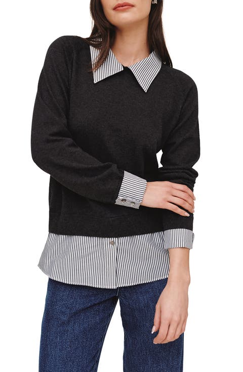 Mixed Layered Sweater