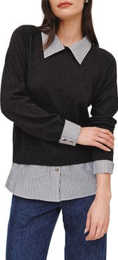 Bella Dahl Mixed Layered Sweater