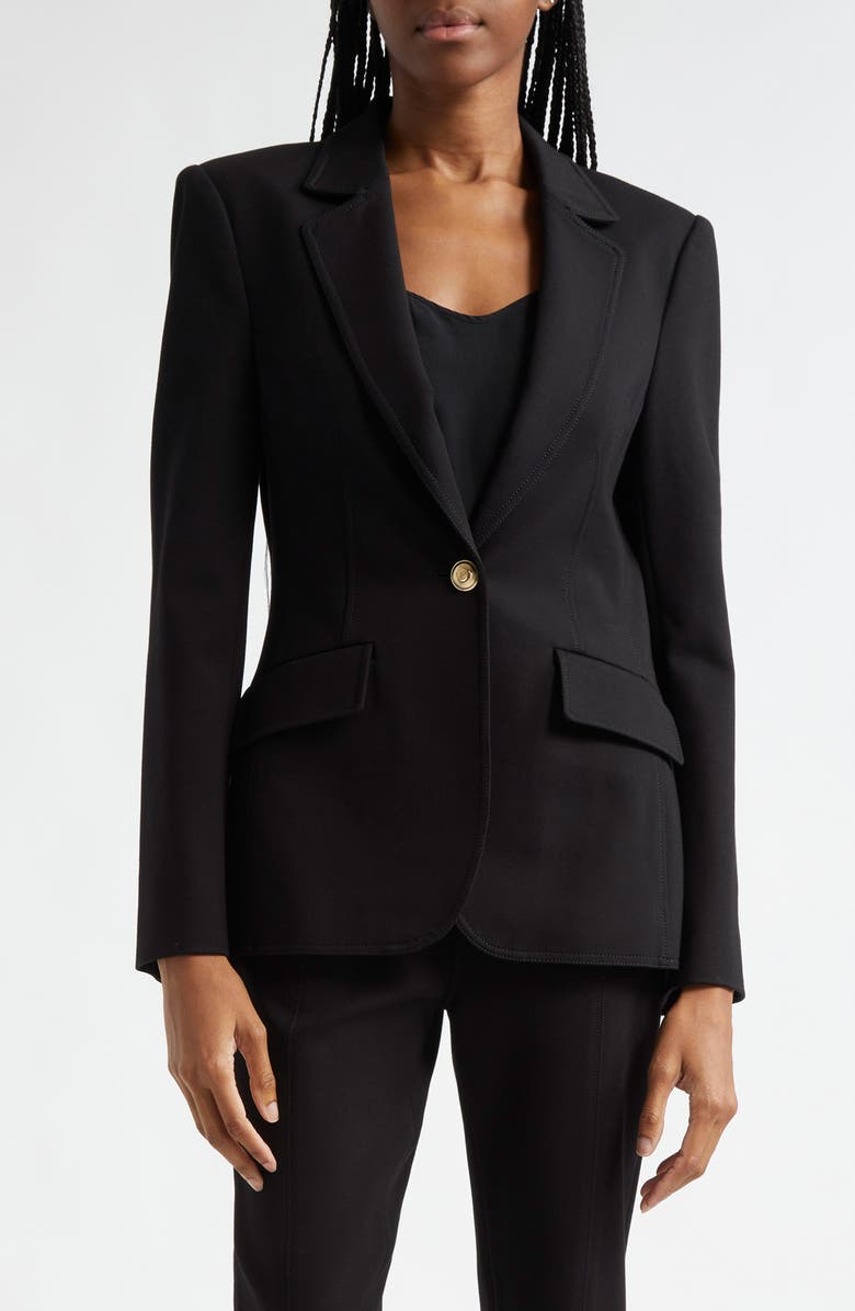 Cinq à Sept Danicka One-Button Blazer, Main, color,