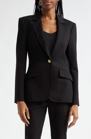 Cinq à Sept Danicka One-Button Blazer in Black at Nordstrom Rack, Size 0