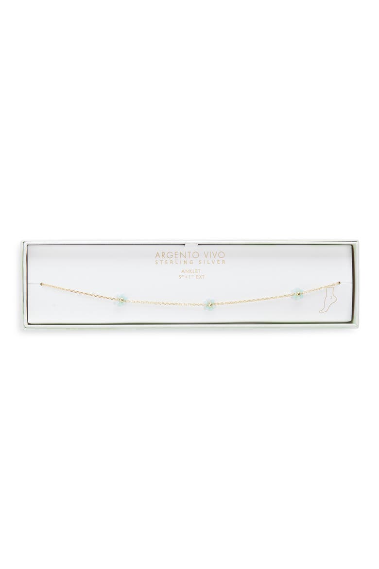 Daisy Anklet, Main, color, GOLD