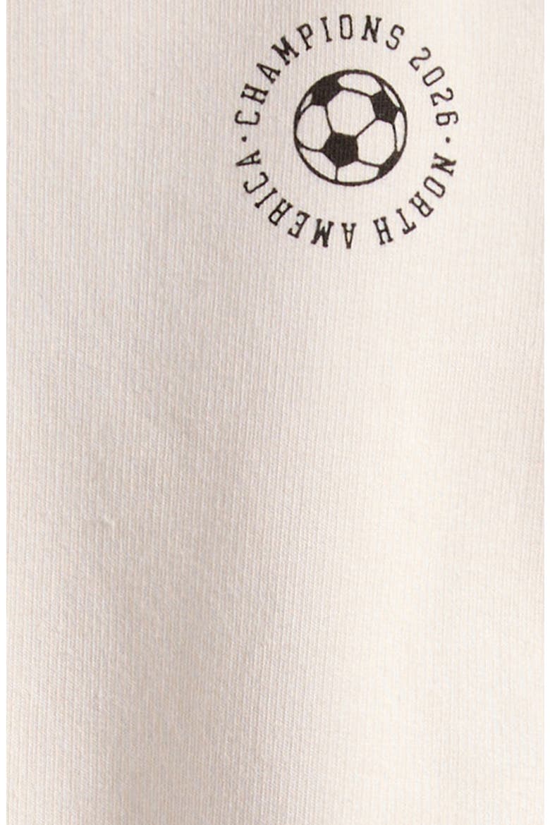 Soccer Knit Top & Shorts Set, Alternate, color, CREAM