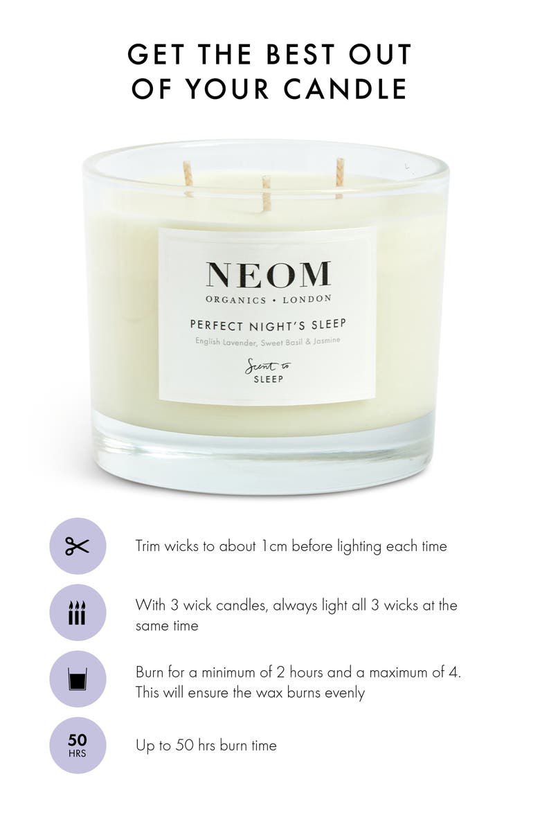 NEOM Wellbeing Perfect Night's Sleep Candle, Alternate, color, 