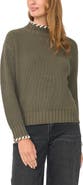 Vince Camuto Whipstitch Turtleneck Sweater