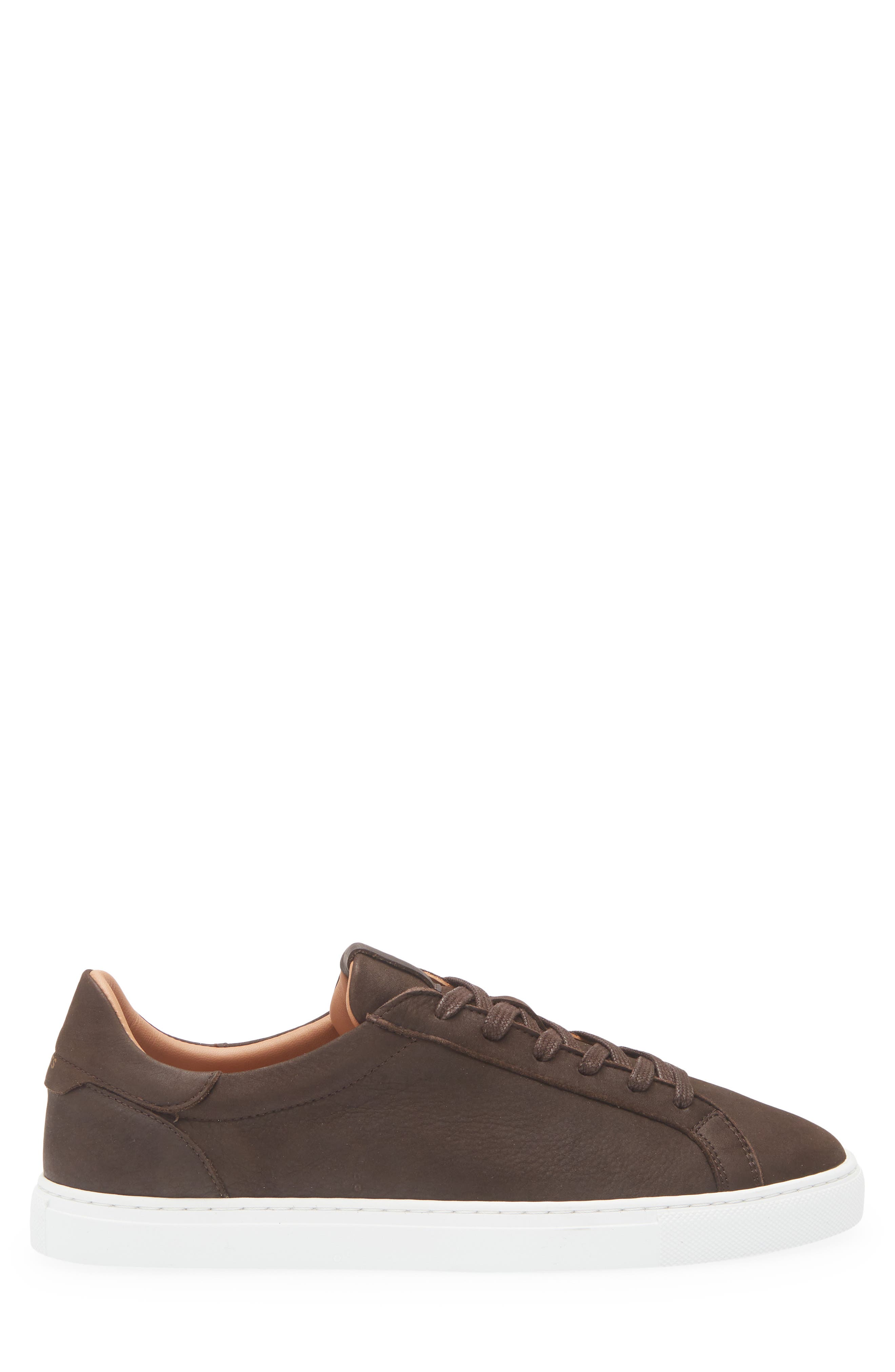 GREATS Reign Low Top Sneaker, Alternate, color, Dark Brown