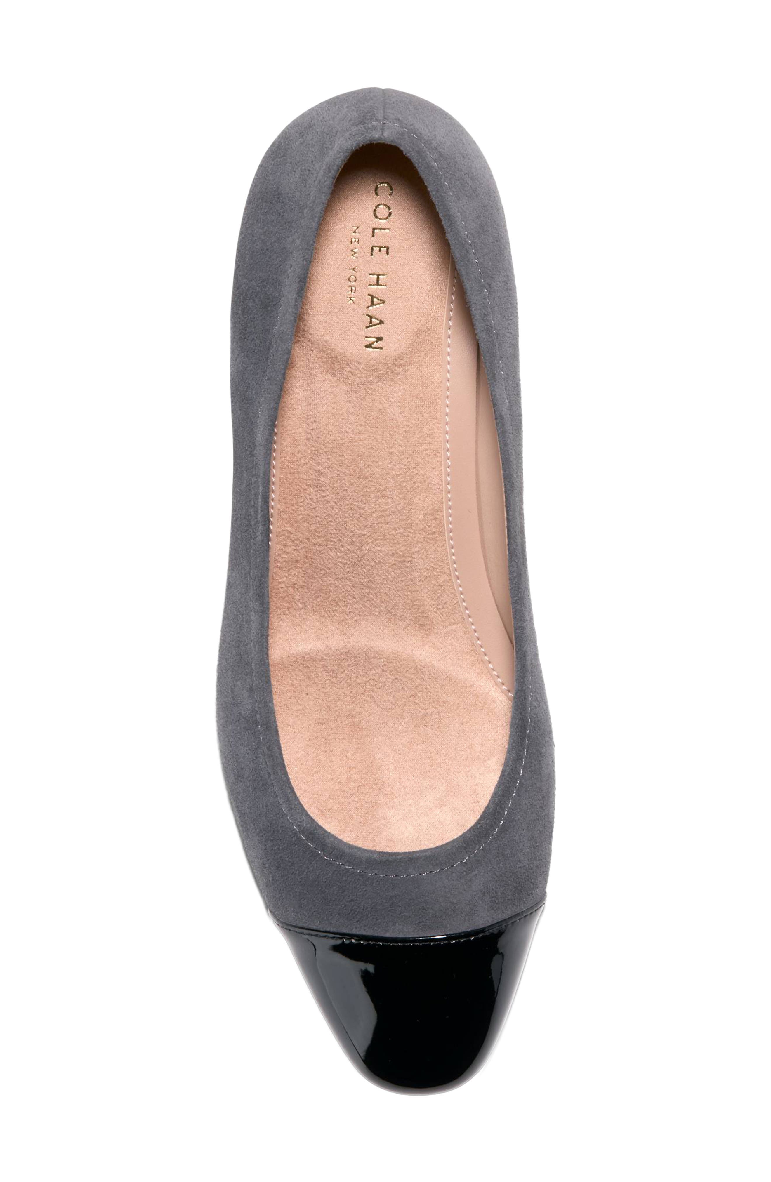 Go-To Malta Wedge Pump, Alternate, color, BLACKENED PEARL / BLACK PATENT