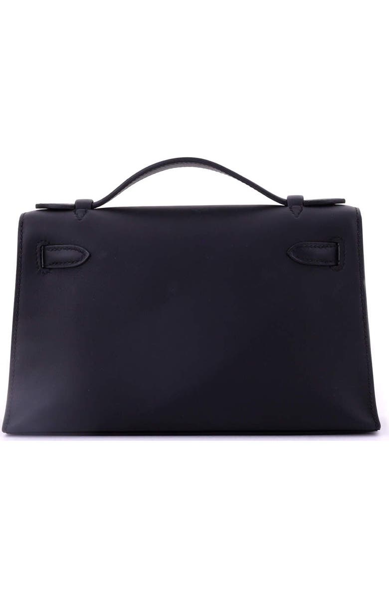 Pre-Owned Hermes Kelly Pochette Swift, Alternate, color, Noir